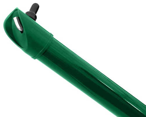 Vzpera kruhová Ø38 mm, zelená farba, výška 1.75m
