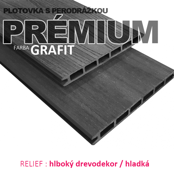 Plotovka PREMIUM_PERODRÁŽKA / f. GRAFIT