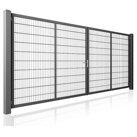 2-KR. BRÁNA PROFI Panel2D, v. 1,8m, ZnPVC antracit.farba