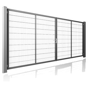 2-KR. BRÁNA PROFI Panel2D, v. 2,0m, pozinkovaná
