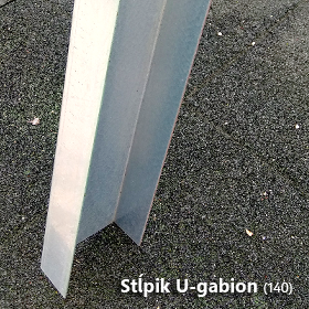 Stĺpik U-GABIÓN [U-140] v. 2,5 m / ZN