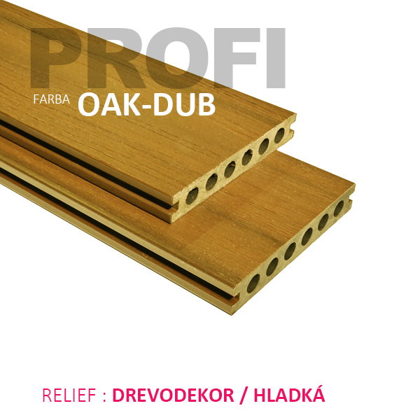 Terasová doska PROFI - f. OAK-DUB