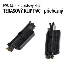 Klip PVC - priebežný