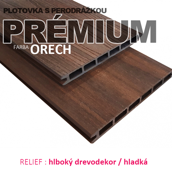 Plotovka PREMIUM_PERODRÁŽKA / f. ORECH