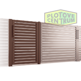 1-krídlová bránka / LineaGUARD - 100*20 výplň