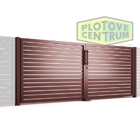 2-krídlová bránka / LineaGUARD - 100*20 výplň